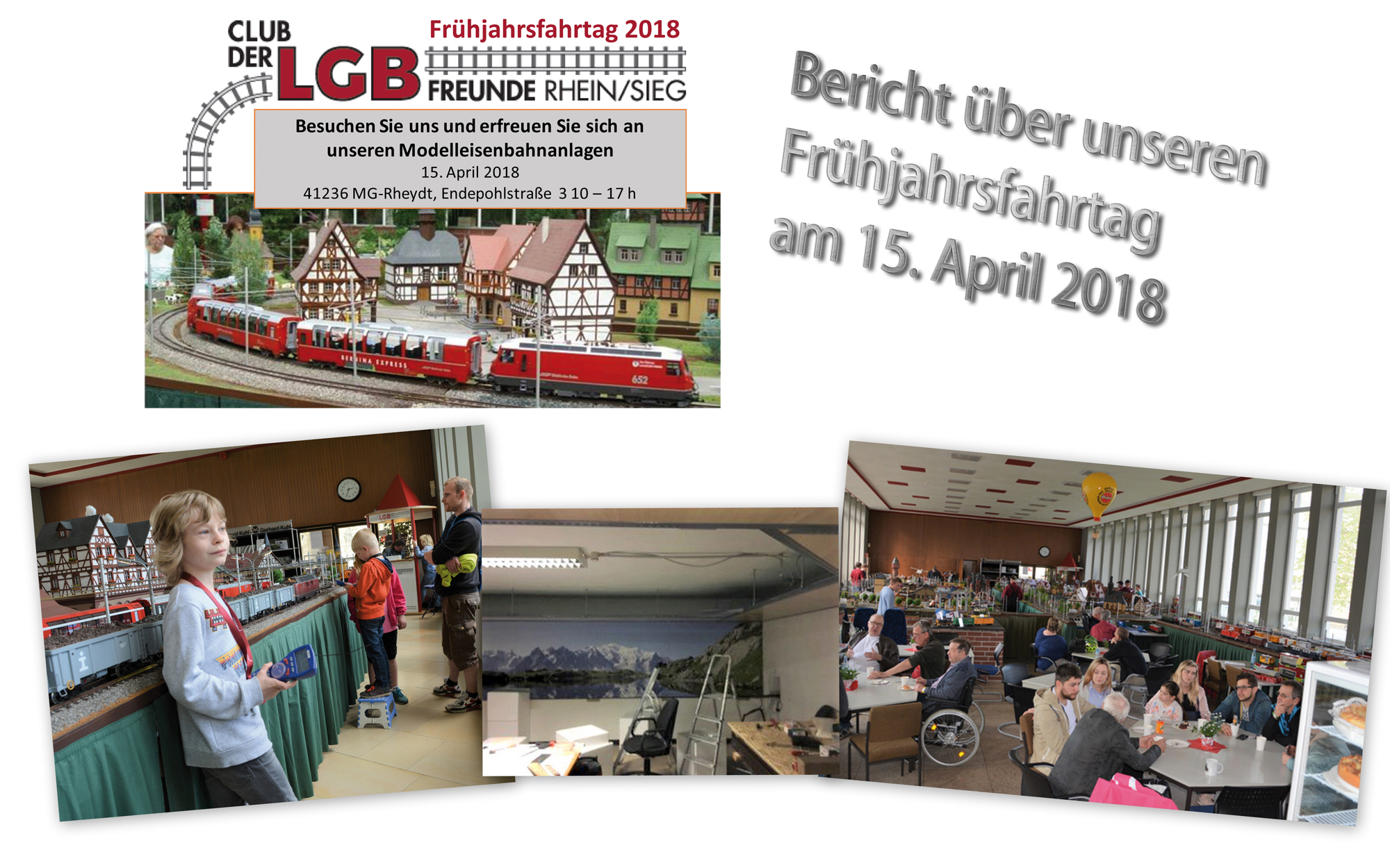 Das war unser Fürhjahrsfahrtag 2018 am 15. April 2018