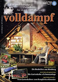 Zeitschrift Volldampf - unabhängie Zeitschrift für Großbahnfans 
